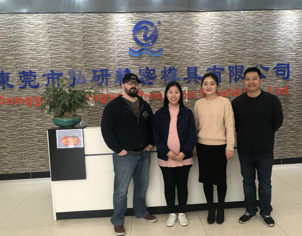 American customer visit in Jan. 2019